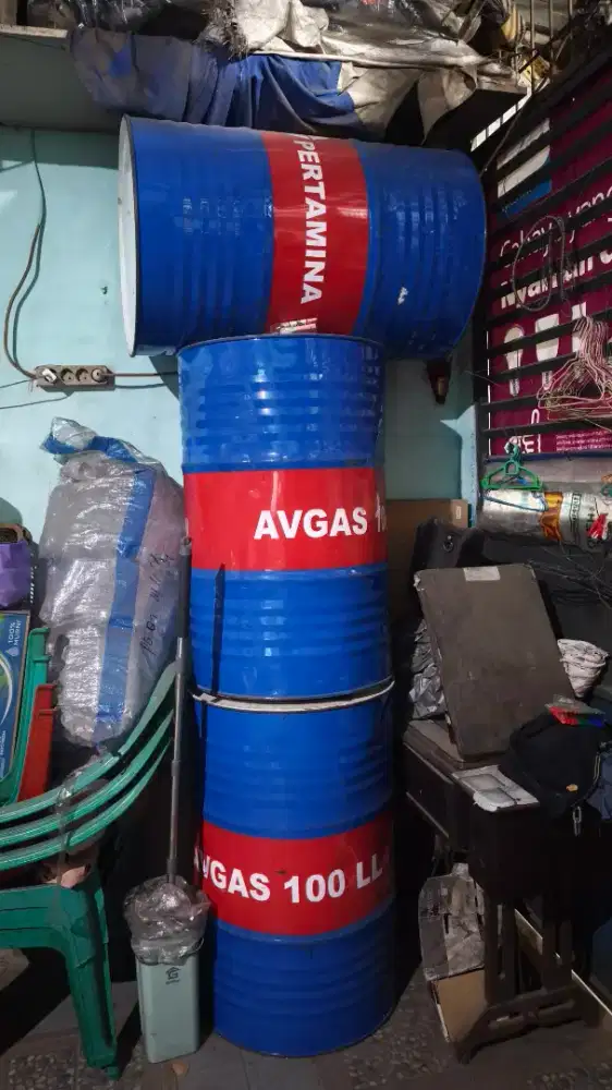 Drum Bekas Avgas (Bensol)