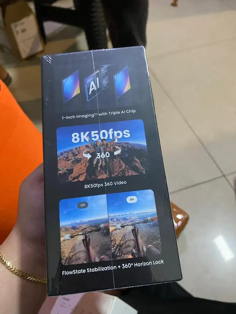 Insta360 X6 new segel warna hitam