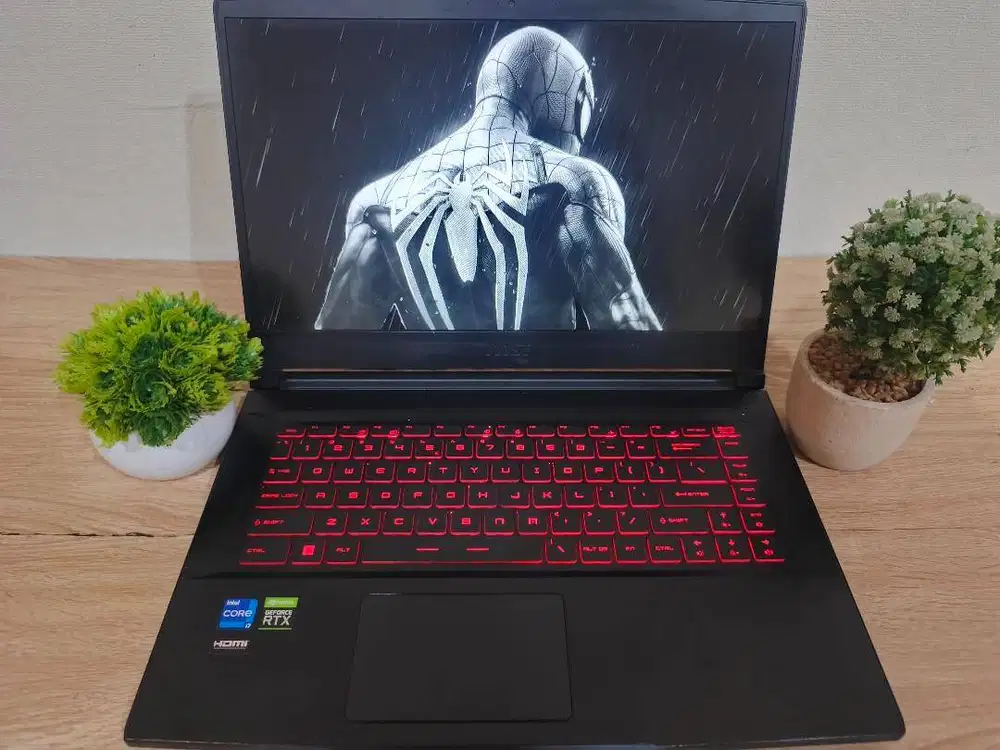 TURUN HARGA!!! RTX 3050 + i7 GEN 11! MSI GF63 THIN 11UC — LAPTOP GAMIN