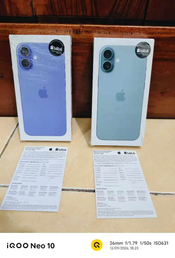 BARU 100% | Iphone 16 Plus 512GB Ultramarine Garansi Resmi Blibli SA/A