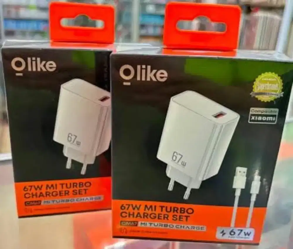 Olike CM67 Charger Adaptor 67W USB-A QC TURBO Charge Adapter