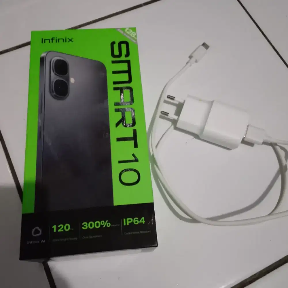 Infinix Smart 10 4+4 / 128 Garansi Masih Panjang