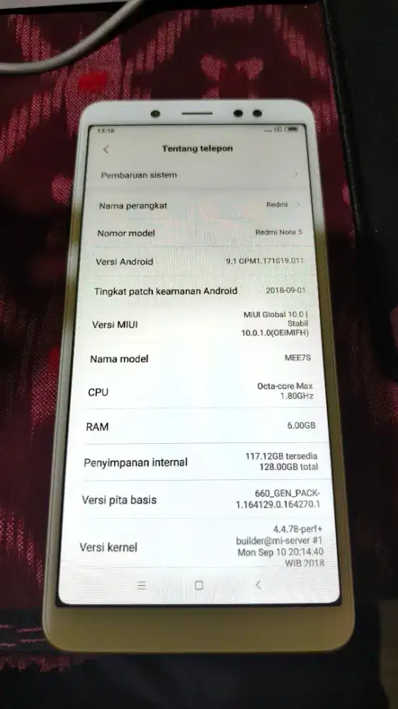 Redmi note 5 6/128
