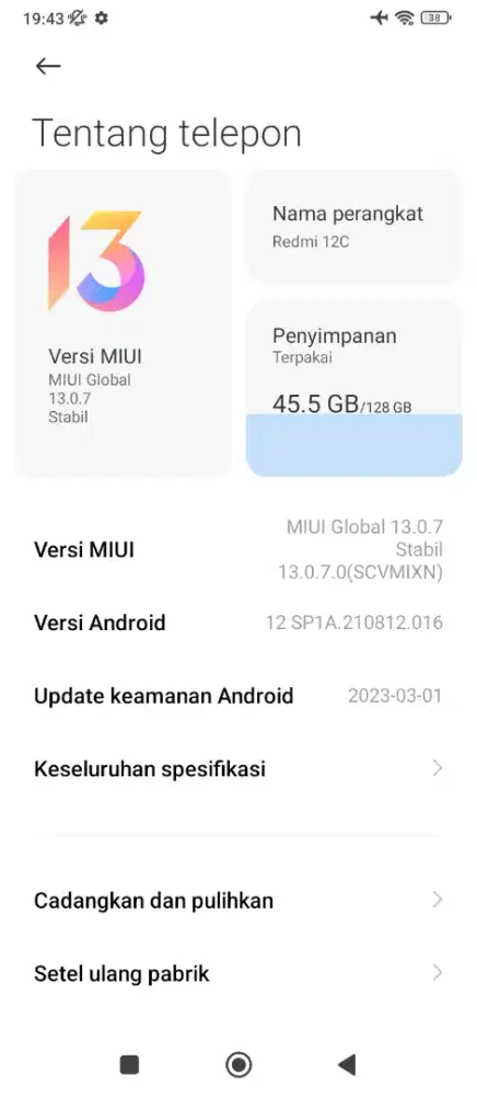 Xiaomi Redmi 12c 4/128