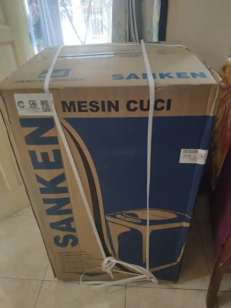 Mesin cuci 1 tabung merk SANKEN