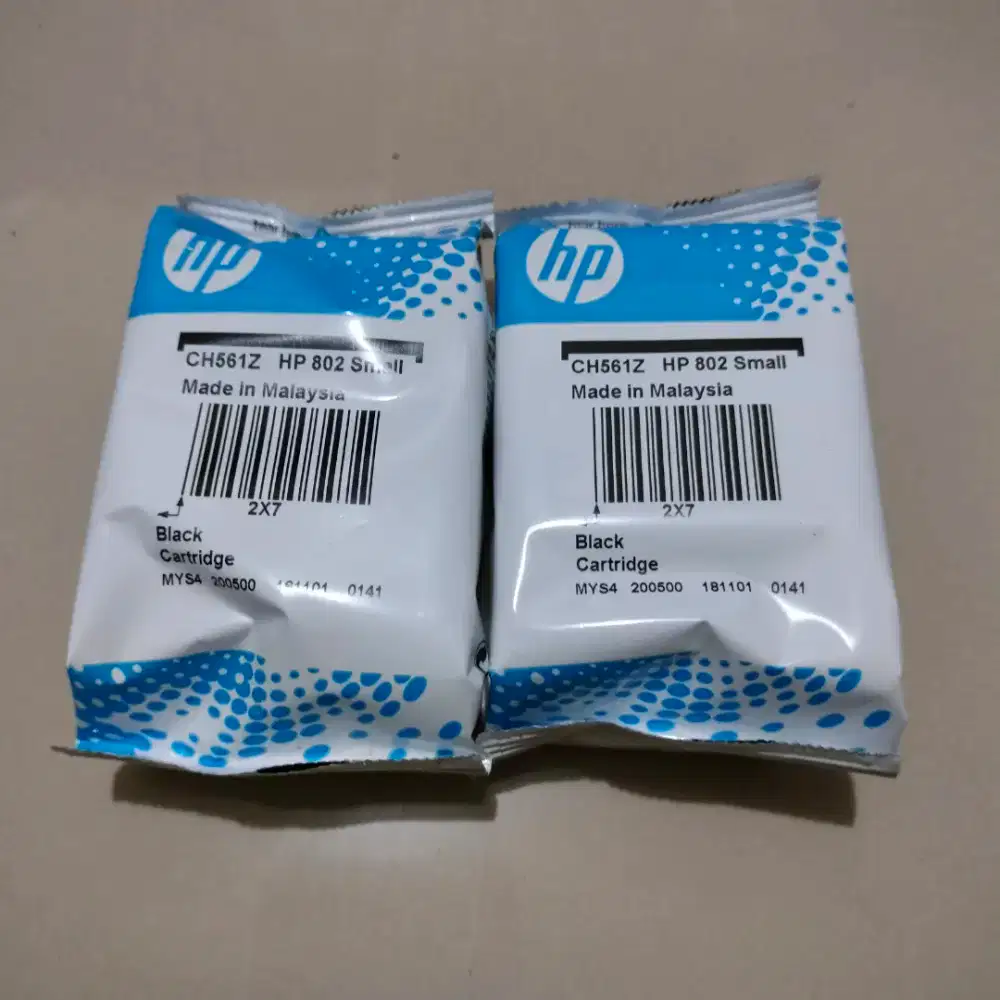 Tinta hp 802 hitam black