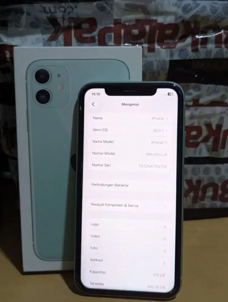 Iphone 11 128gb inter Smart only bebas reset/update