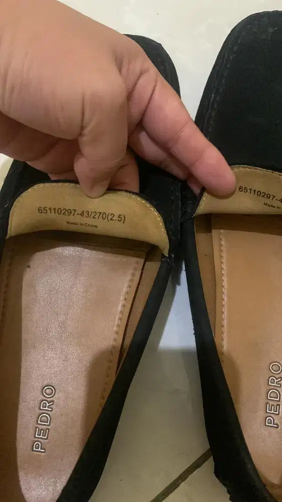 Sepatu pedro loafer pria