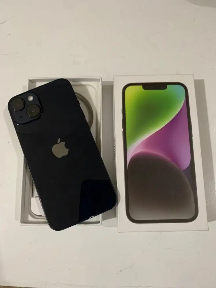 Iphone 14 128gb fullset mulus no minus