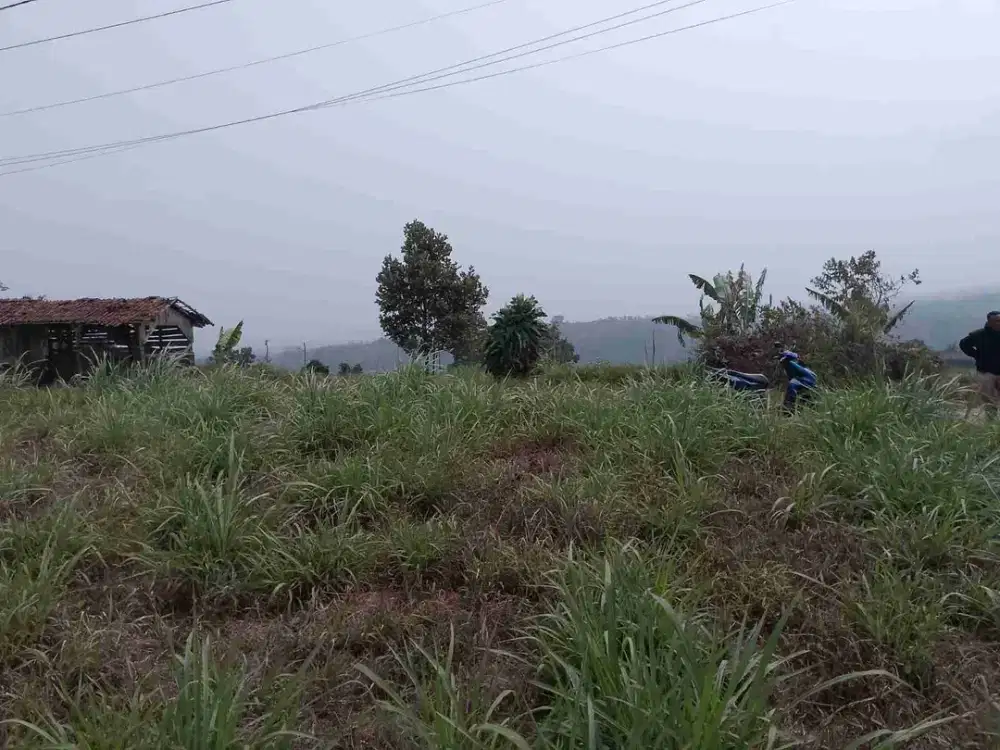 di jual lahan datar view gunung zona kuning di Lido cigombong