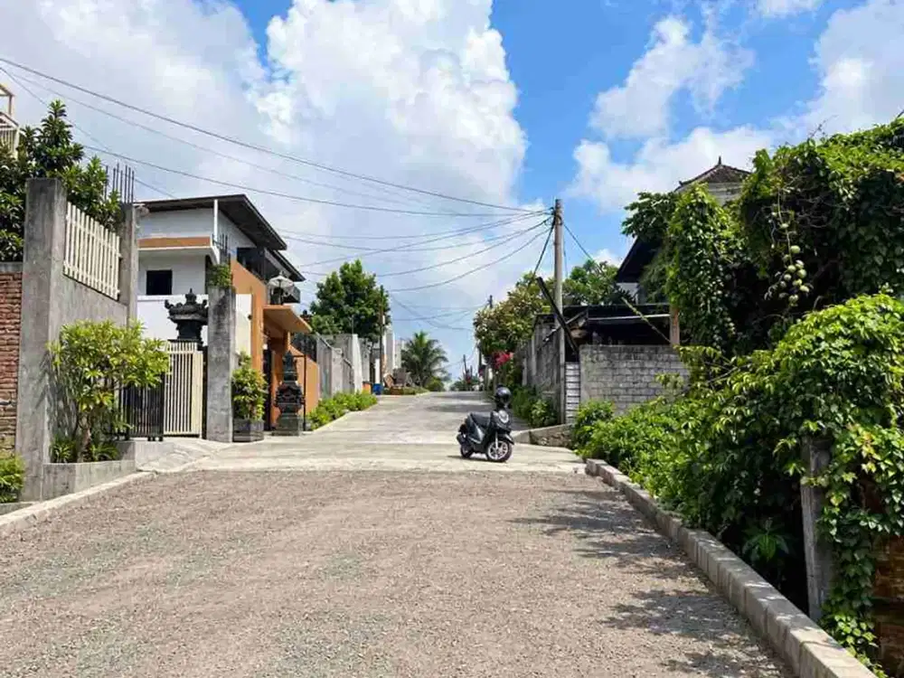 Tanah Premium 250M2 Sdh Tembok Keliling Penamparan Gatsu Barat Jl10mtr