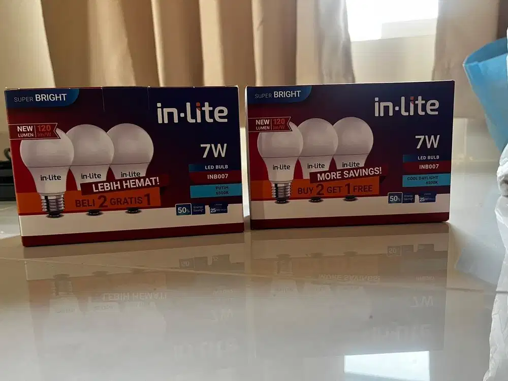 Lampu in-Lite Kuning Bohlam 7 Watt