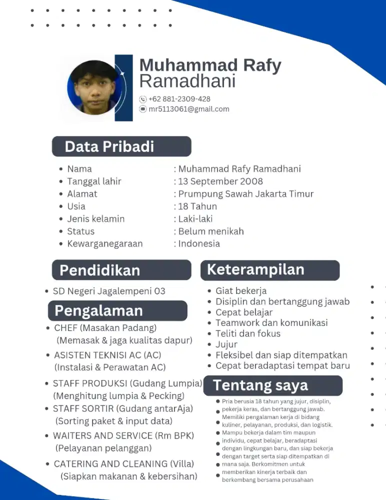 Info lowongan kerja