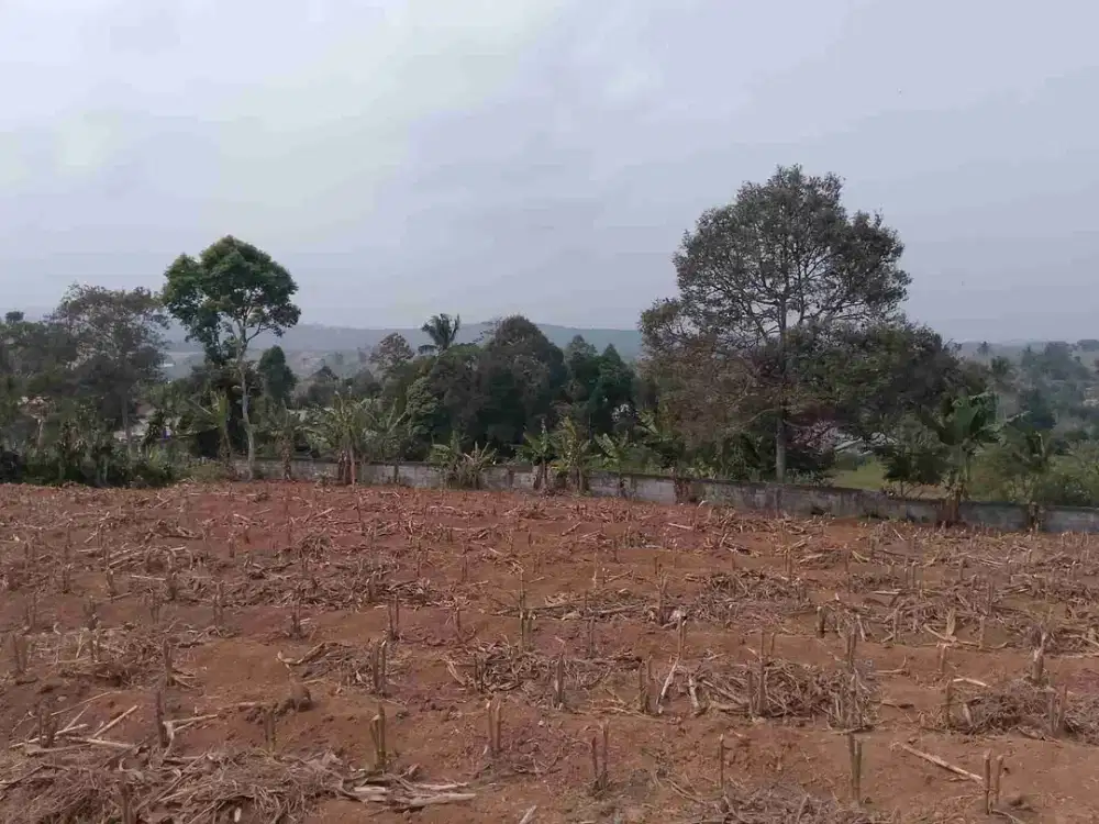 di jual lahan SHM siap bangun view perbukitan akses mobil di Lido cigombong