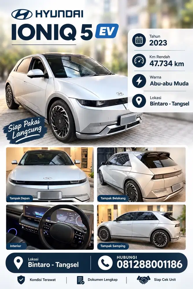 JUAL MOBIL IONIQ 5 2023 MULUS