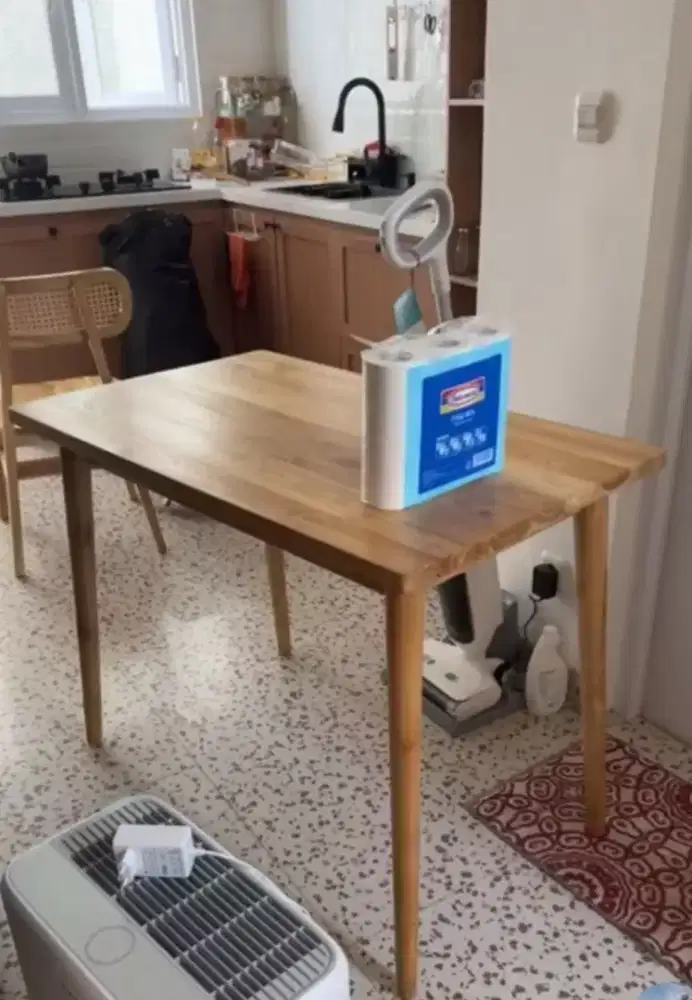 Meja Makan Minimalis, Meja Makan Ropan Kayu Jati, Meja Kayu Jati, Meja