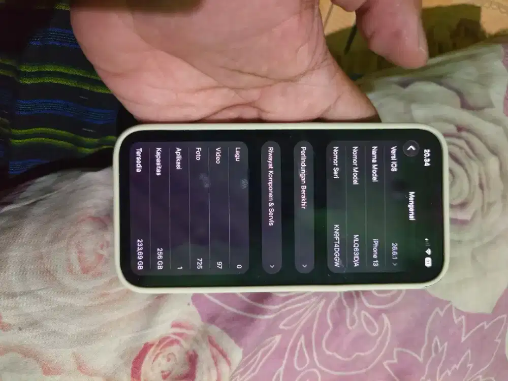 Iphone 13 256 Warna Hitam