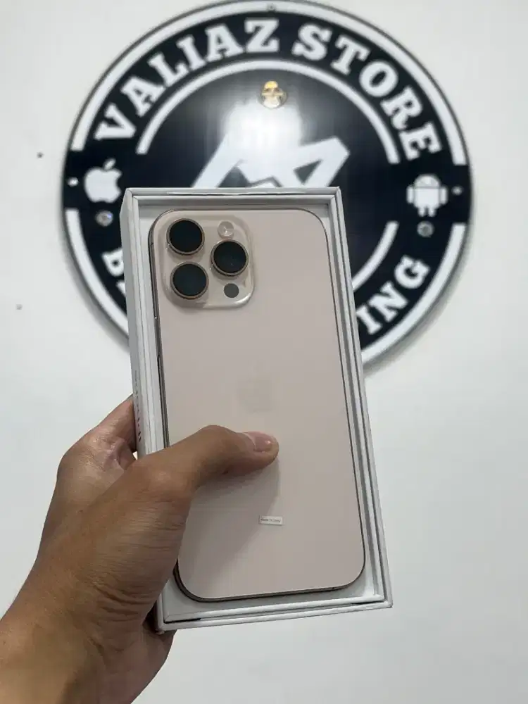 Iphone 16 PM 256GB Ibox, Mulus Bh 100 Cc Rendah