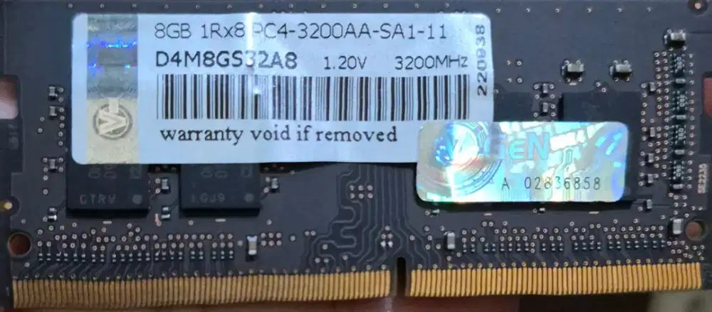Ram lexar DDR4 8GB (3200)