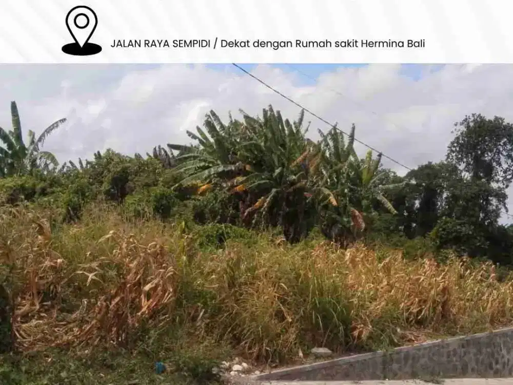 JUAL TANAH KAPLING PREMIUM DEKAT RUMAH SAKIT HERMINA DAN PUSPEM BALI
