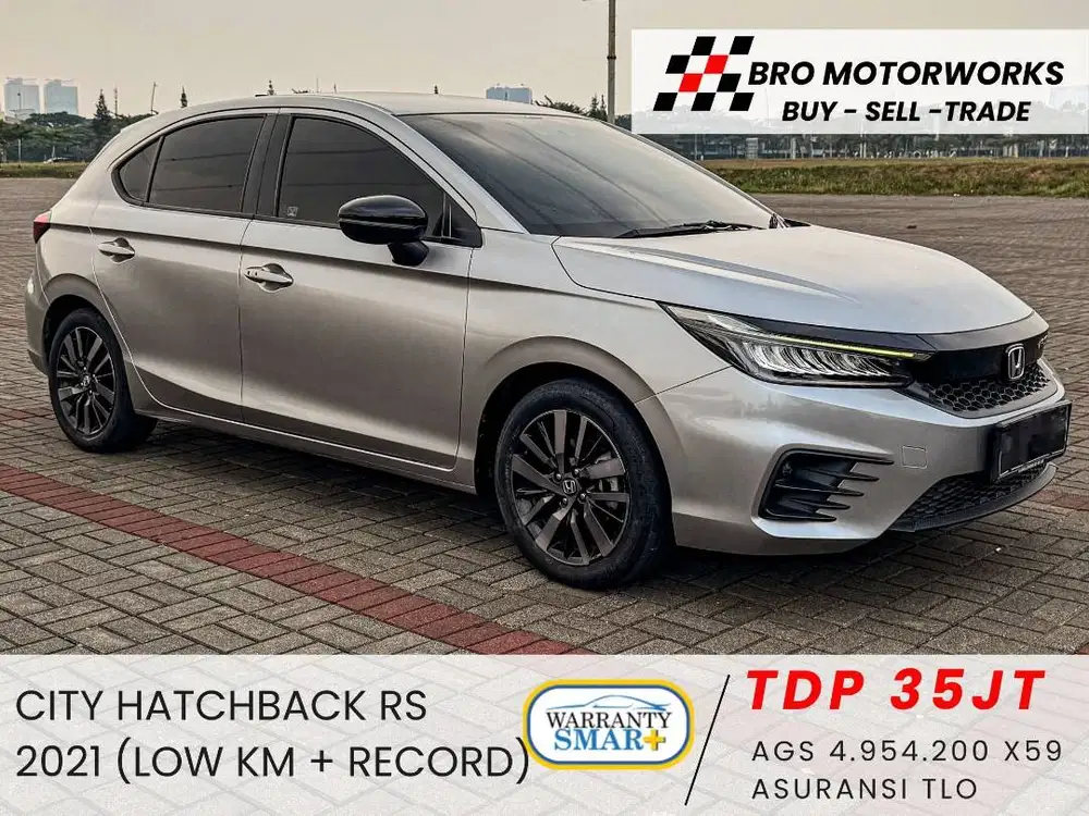 (LOW KM, RECORD) HONDA CITY RS HATCHBACK 2021, CITY HB RS 2021 AT