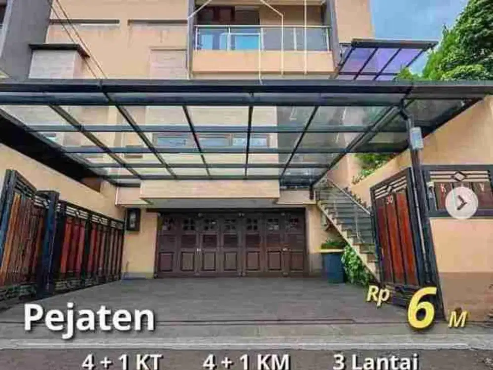 rumah 3 town house di Pejaten Barat dkt Unas dan pasar Minggu