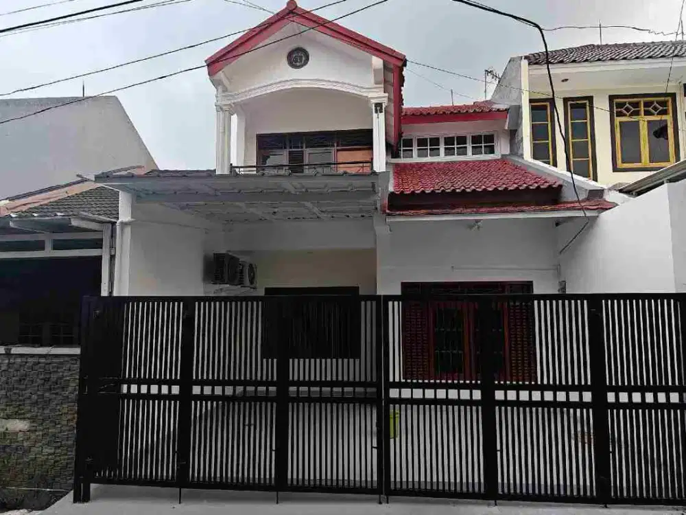 Rumah Baru Renovasi Total Dalam Komplek 2 Lantai Bebas Banjir Pondok Bambu Duren Sawit