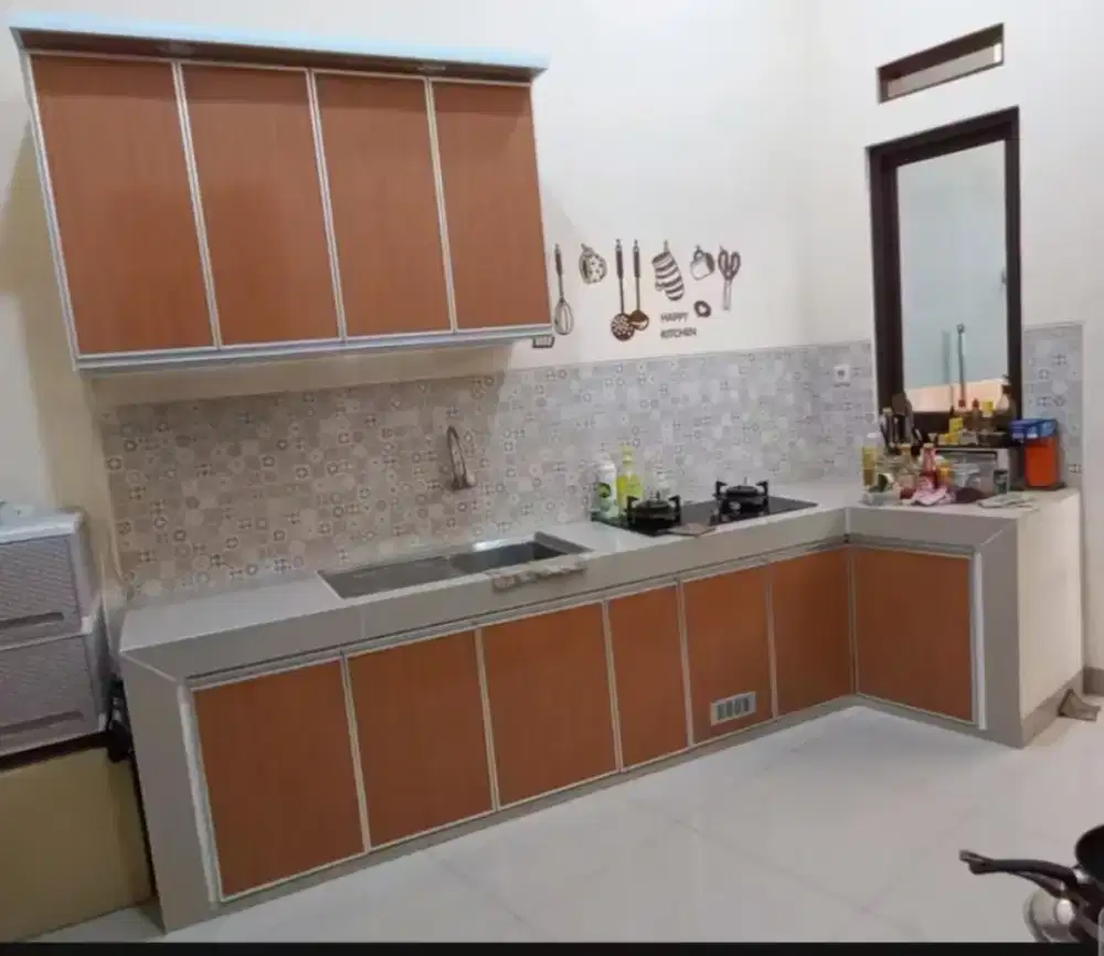 Kitchen Set Aluminium, Kitchen Set Almini Custom, Kitchen Set Kabinet