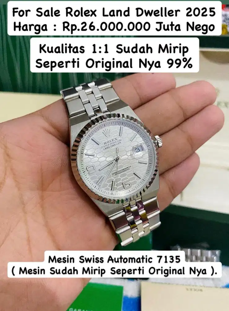 Rolex Land Dweller 2025 Swiss Automatic 7135 40mm
