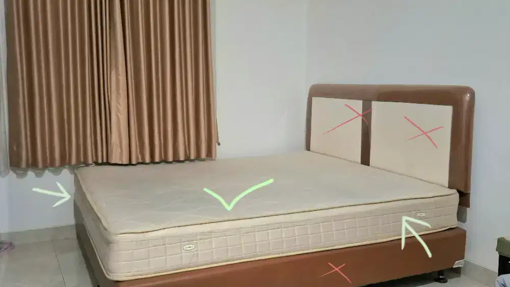 Matras Kasur Spring Bed Second Masih Bagus