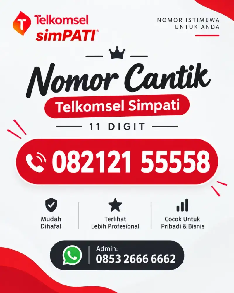 Nomor cantik simpati 11 digit telkomsel pilihan