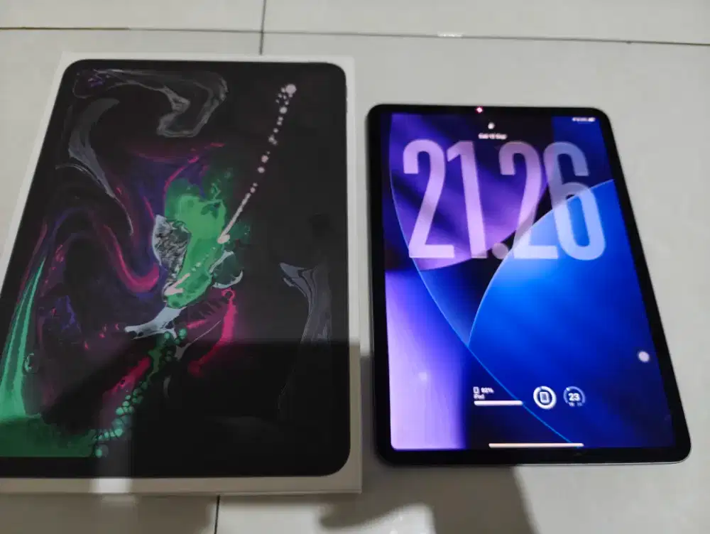 Ipad pro 2018 256gb grey 11 wifi only fullset inter ZP/A
