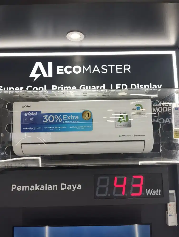 AC INVERTER 1PK MIDEA PLUS PASANG