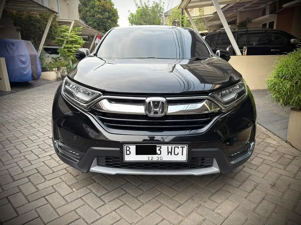 Honda CRV Turbo Prestige 1.5 Automatic Matic Hitam Metalik Tahun 2018