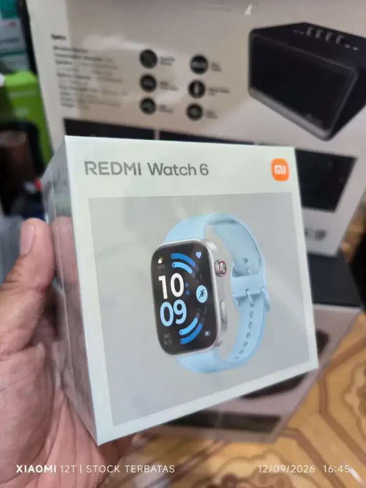 REDMI WATCH 6. BIRU. BARU. GARANSI RESMI. COD SERKOT AREA