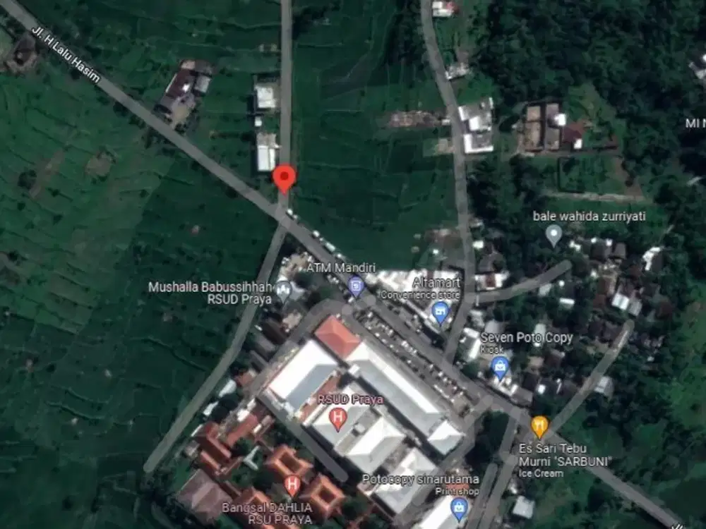 Dijual Tanah di Nol Jalan Raya Praya - Lombok