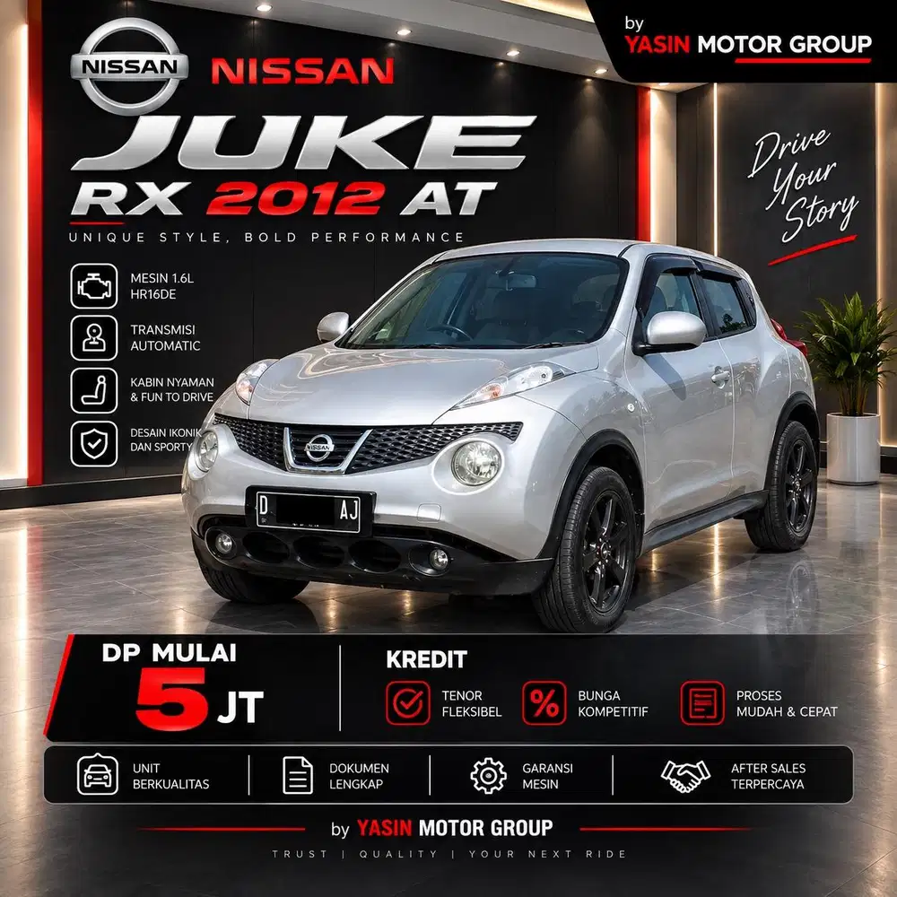 Juke RX AT 2012 CVT DP 5Jt