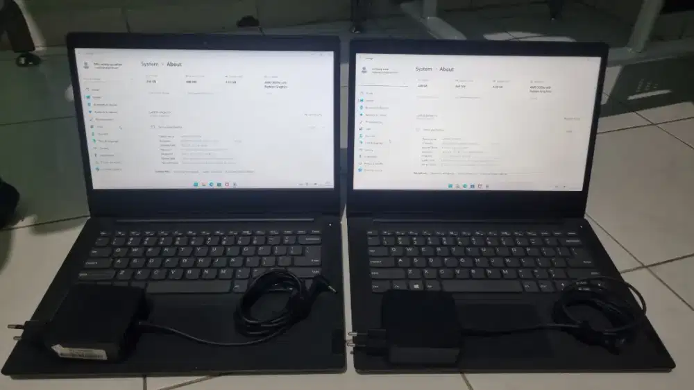 2 laptop Lenovo Ideapad AMD 3020e