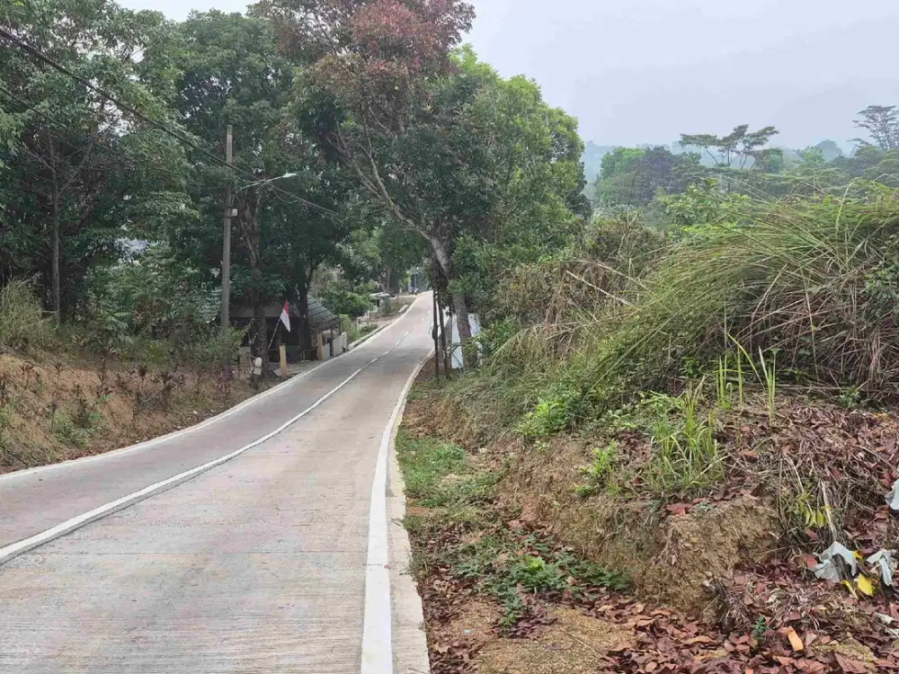 di jual tanah darat pinggir jln kabupaten puncak dua bogor
