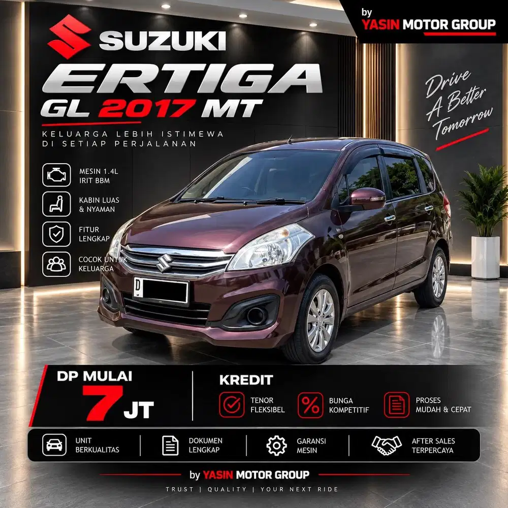 Ertiga GL MT 2017 DP 7Jt