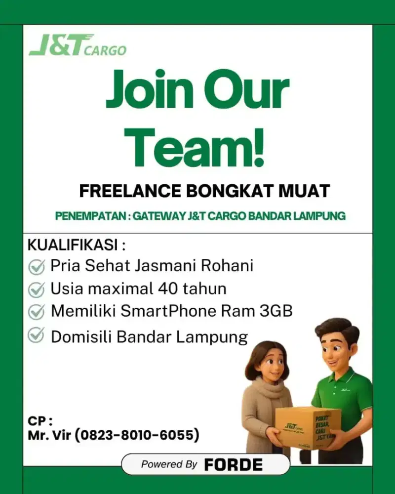 Ftrenlence bongkar muat forde jnt cargo