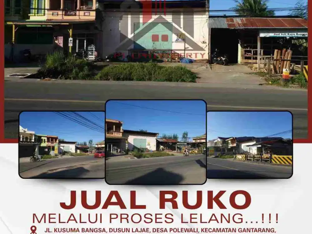 jual murah ruko melalui lelang negara
