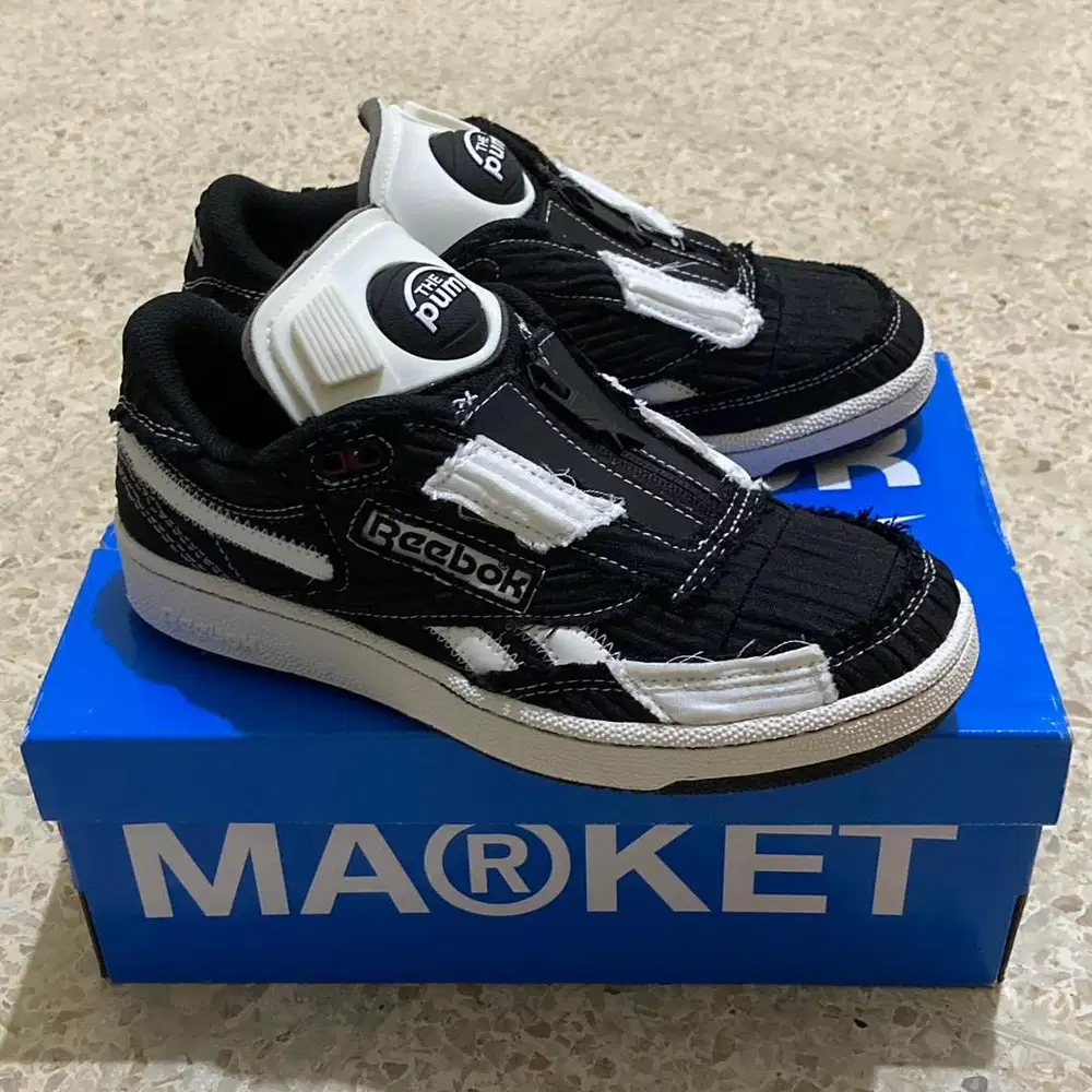 Reebok Club C 85 Pump x Market - Black - Size 39