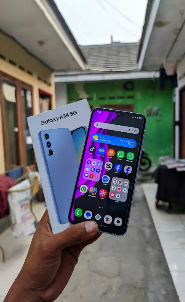 Samsung A34 fulset 5G Ram 8+8/256gb ada minus