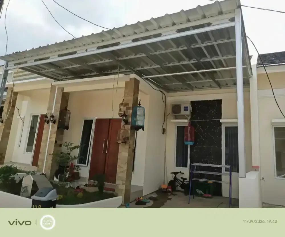 Pasang kanopi baja ringan