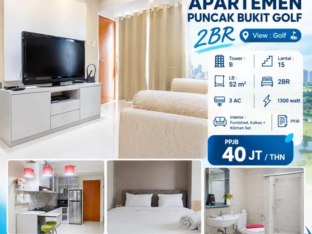 Disewakan Apartemen Puncak Bukit Golf