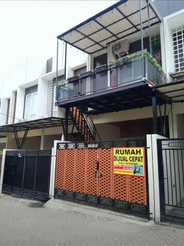 Jual rumah full interrior