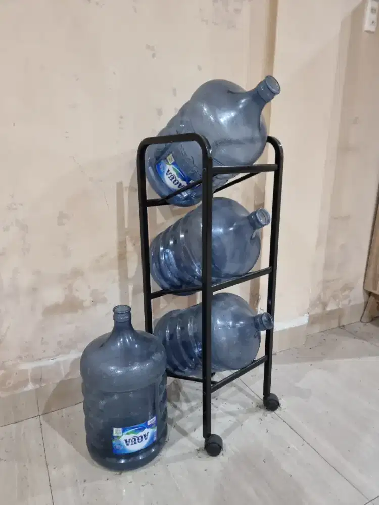 Botol aqua + roda
