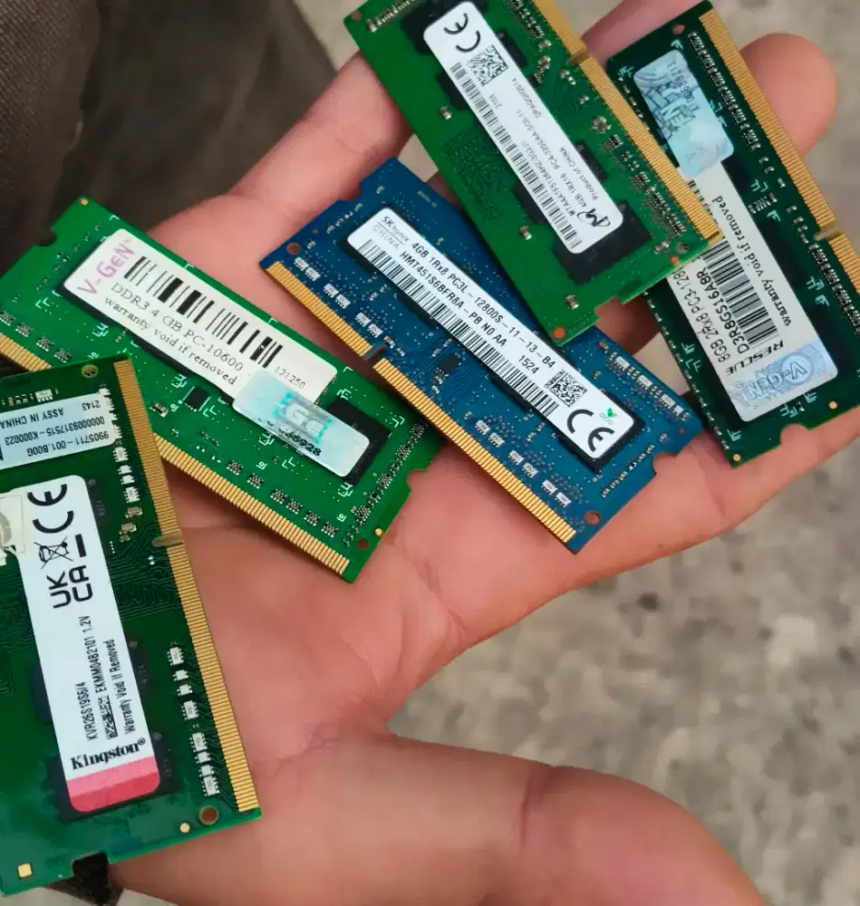 Ram Laptop DDR3 4GB 2 keping + 8GB 1 keping