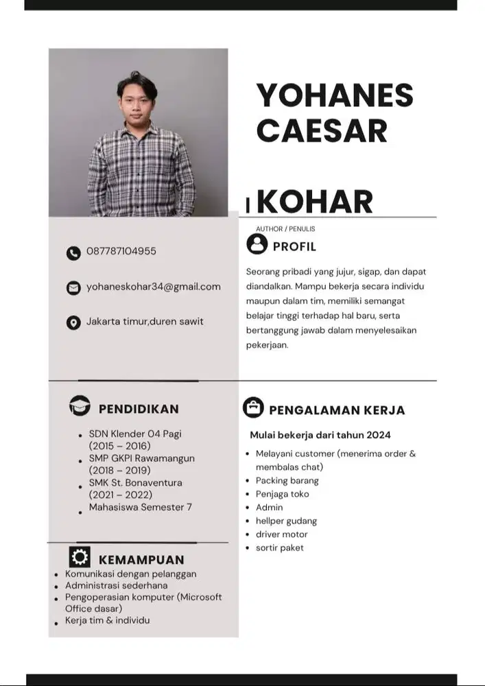 saya mencari pekerjaan